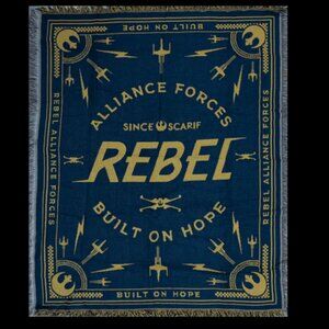 NEW Star Wars Heroes & Villains Rebel 48'' x 60'' Throw Blanket